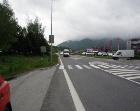 KNL v meste Martin I/18 v km 480,200 - 480,700